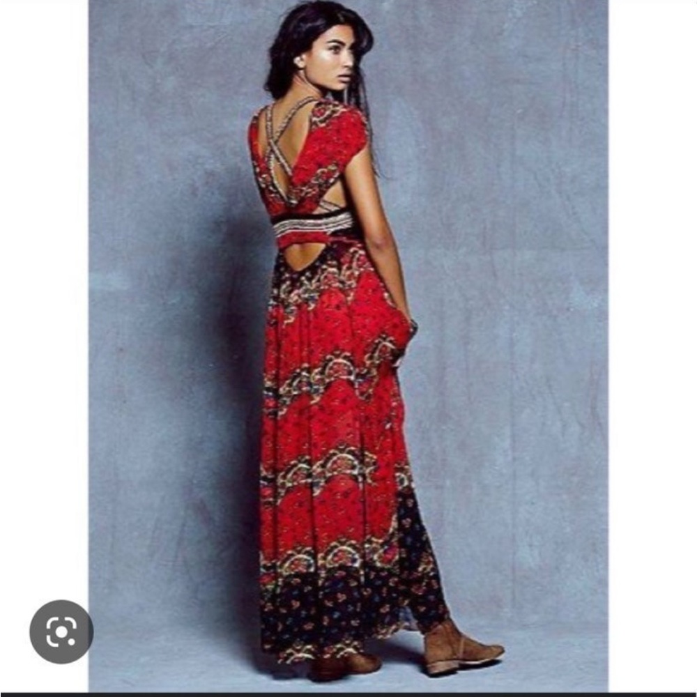 NWT Free People Keep the Peace maxi gown C-10
